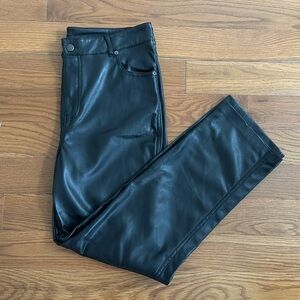 Ellie Tahari faux leather pants